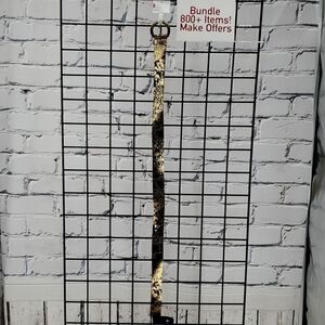 Fancy Gold Belt with Glitter Gems Size S/M